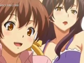 Pusaudžu 3d anime meitene cīņa vairāk a liels kāts
