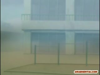 ボンデージ エロアニメ ととも​​に スプレッド プッシー 取得 水 cannon