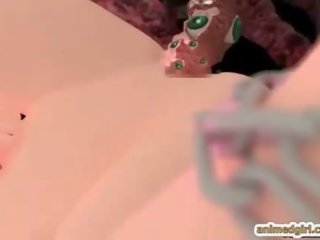 3d animeted animasi pornografi dengan bagus tetek tentakel dibor