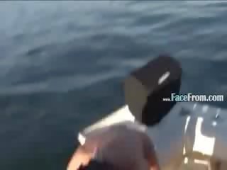 Outside sex with my exgf on boat