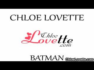 Seksi, kecil mungil remaja chloe lovette adalah di dia favorit batman