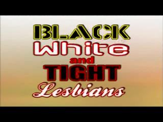 Tamsus baltas ir įtemptas lesbiečių