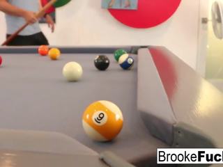 Brooke θεατρικά έργα γοητευτικός billiards με vans μπάλες: ελεύθερα Ενήλικος ταινία 57