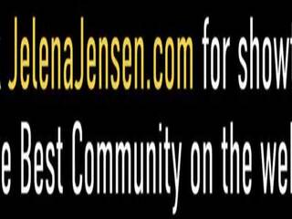 高 巨乳 褐发女郎 jelena jensen 是 一 smashing 浓密的 女牛仔