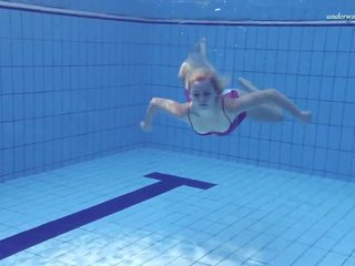 Elena Proklova Underwater Mermaid in Pink Dress: HD xxx video f2