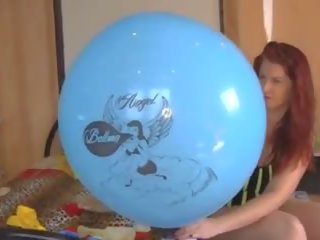 Angel Eyes Plays with Balloons - 1, Free adult video 52