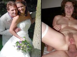 Hairy Dressed and Undressed Brides, Free xxx clip ef