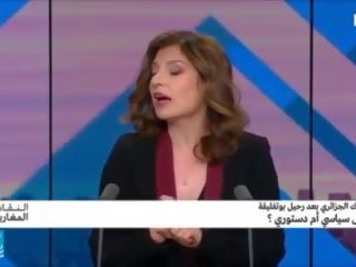 جذاب عربي journalist rajaa mekki رعشة بعيدا التحدي.