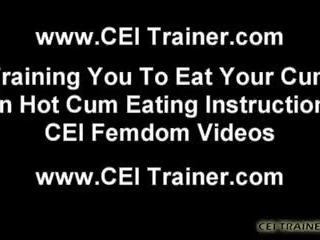 I Am Going to start You Swallow Cum until You Love it CEI