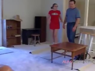 Teen hooker with Nerdy Glasses gets Her Portion of Hard