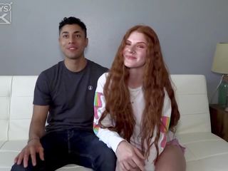 9inch Latino Fucks swell Red Head College Teen Slut: sex clip 89
