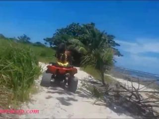 HD Thai Teen Heather Goes Atving in Paradise and gets
