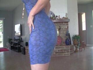 Vp Blue Dress: Big Big Nipples HD dirty film clip a0